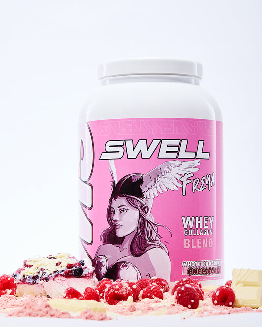 FREYA Whey and Collagen Blend 961g - White Chocolate Cheesecake